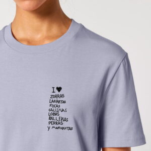 Camiseta Animales malva