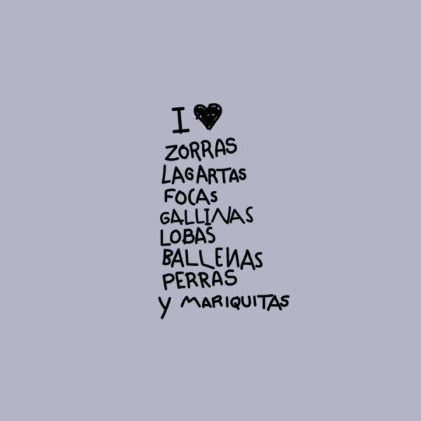 Camiseta Animales malva