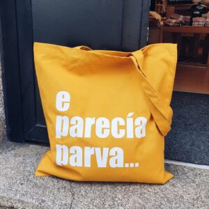 Tote bag algodón E parecía parva