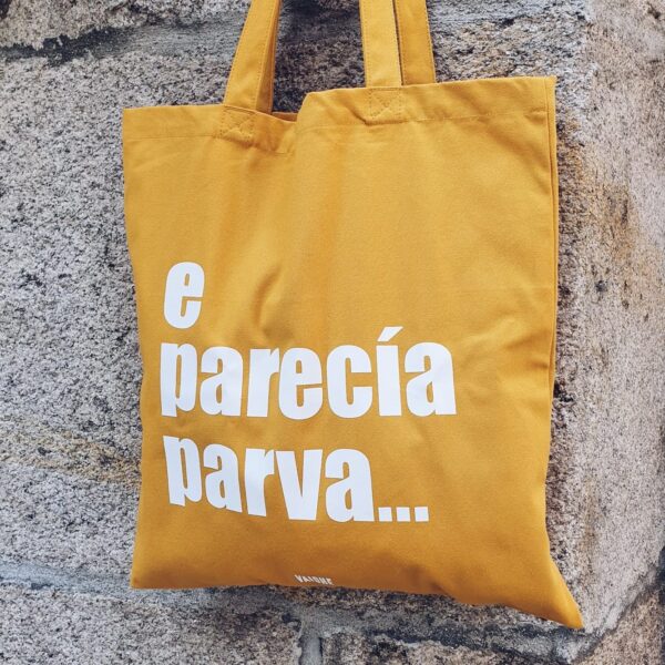 Tote bag algodón E parecía parva