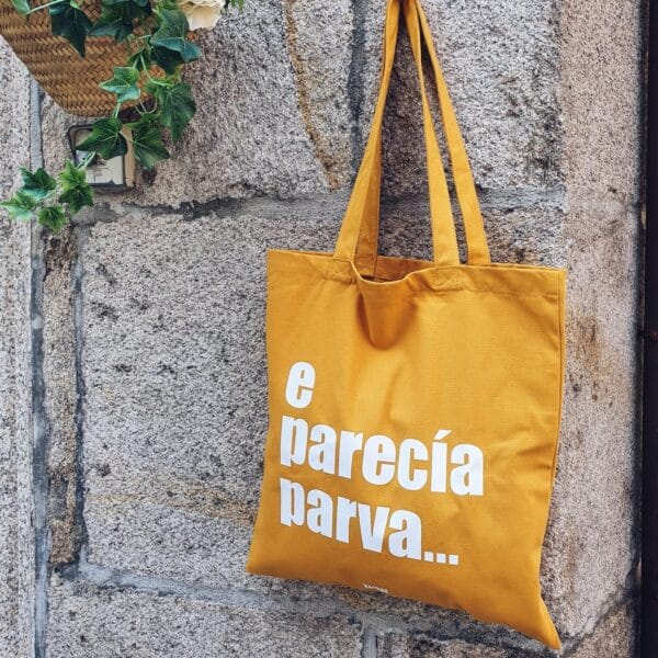Tote bag algodón E parecía parva