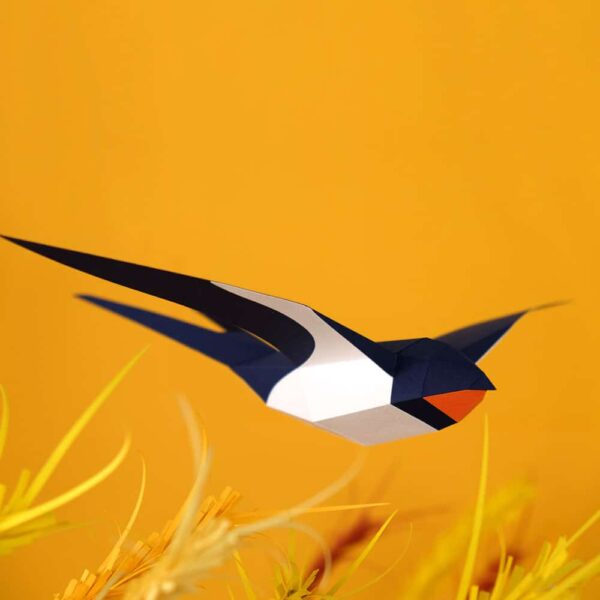 Golondrina de papel 3D