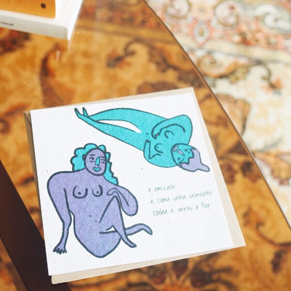 Tarjeta plantable Amizade