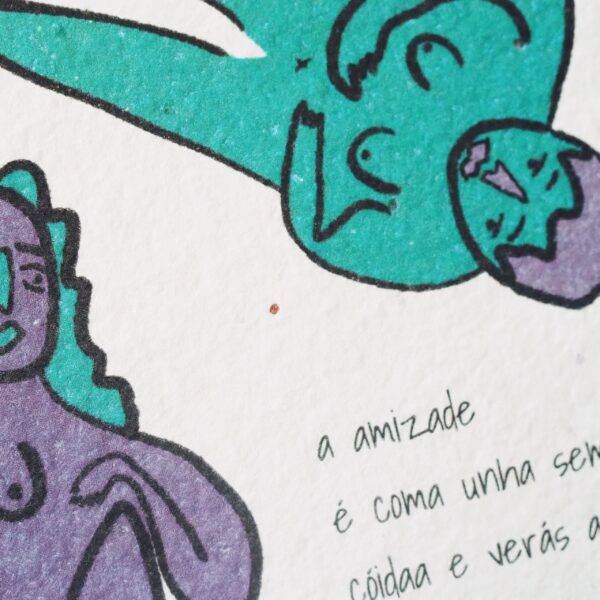 Tarjeta plantable Amizade