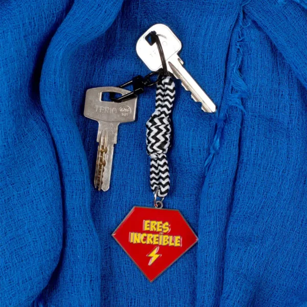 Llavero metálico Eres increíble