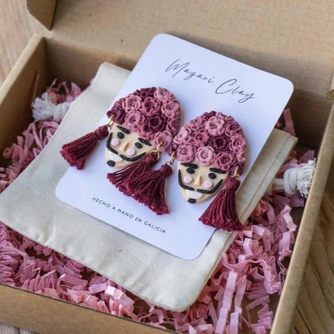 Pendientes Entroido Camelia