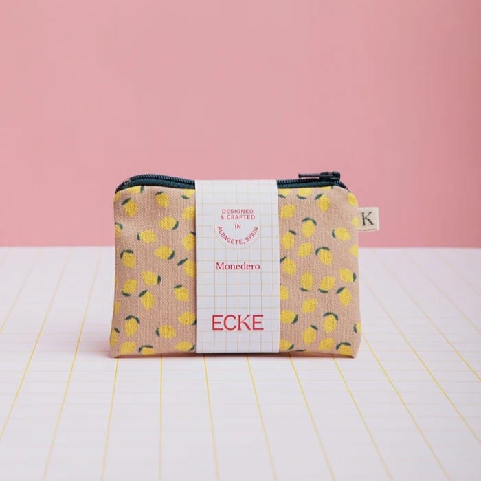 Monedero lona frutas