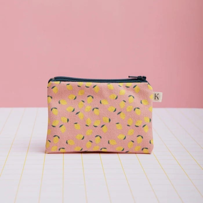 Monedero lona frutas