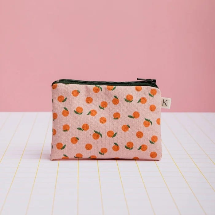 Monedero lona frutas