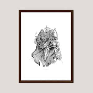 Lámina Cabeza Galicia