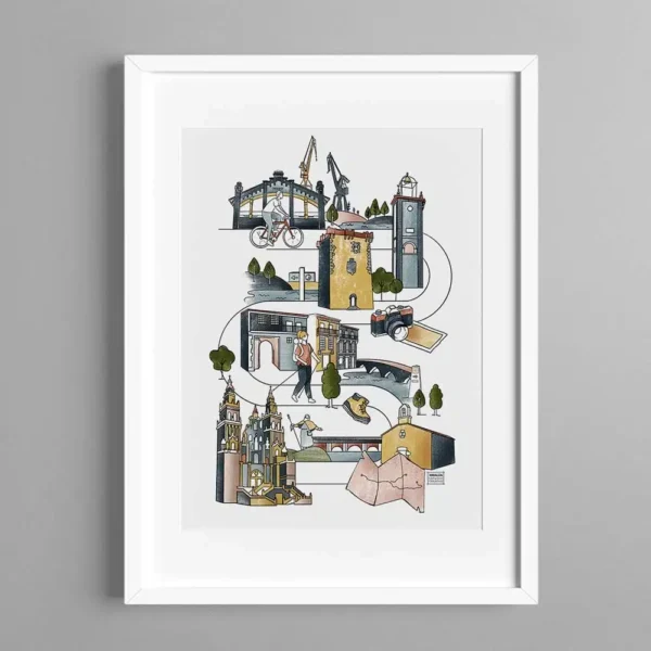 Lámina Camino Inglés