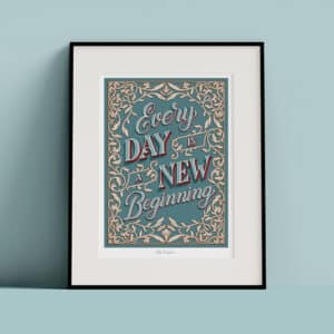 Lámina Every day is