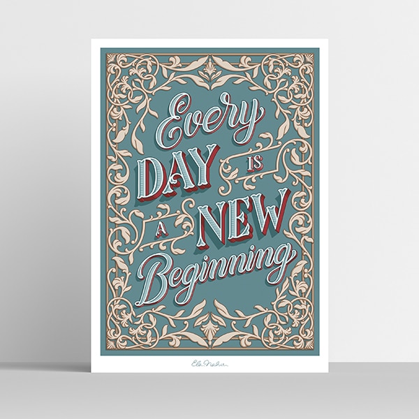 Lámina Every day is