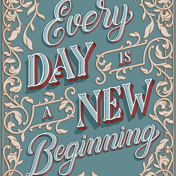 Lámina Every day is