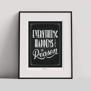 Lámina Everything happens