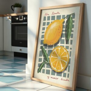Lámina Un limón y medio limón