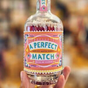 Botella cerillas Perfect Match