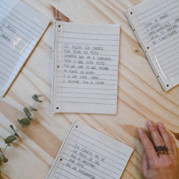 Plato libreta canciones