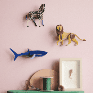 Animales 3D montables de cartón | Decoración infantil original