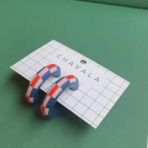 Aros de arcilla polimérica.