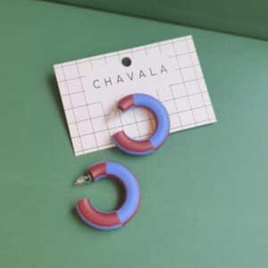 Aros de arcilla polimérica.