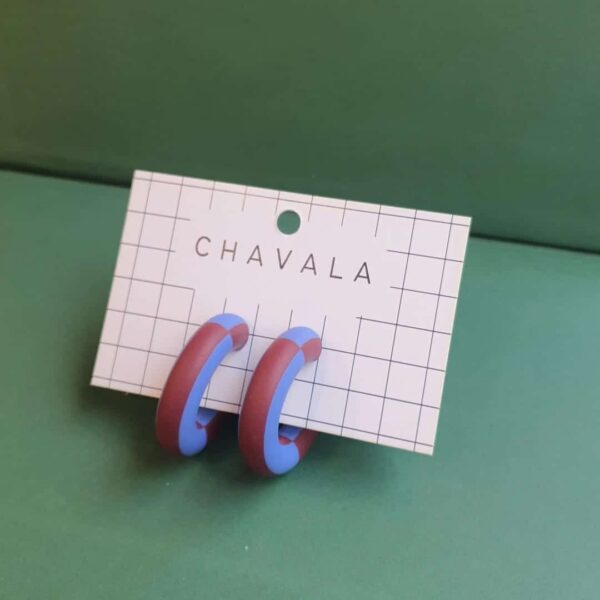 Aros de arcilla polimérica.