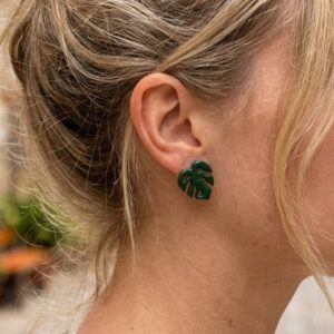 Pendientes Monstera
