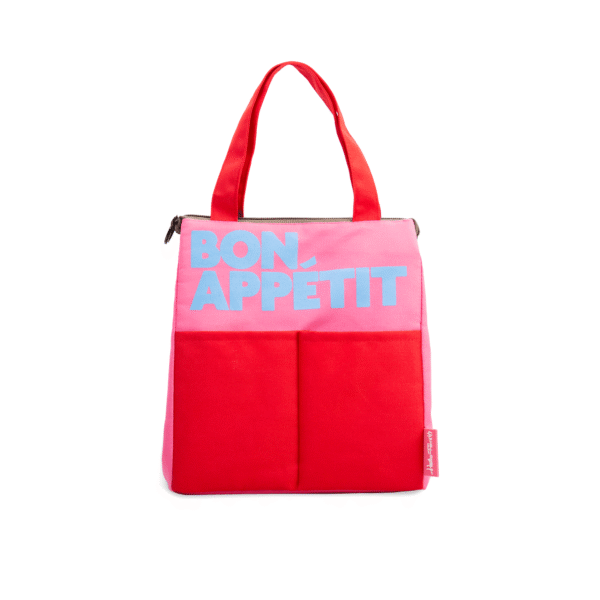 Bolsa de almuerzo isotérmica roja