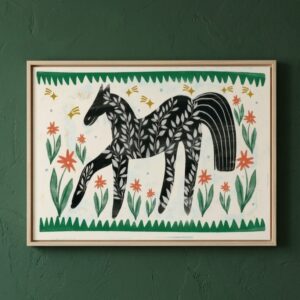 Lámina Caballo folclórico