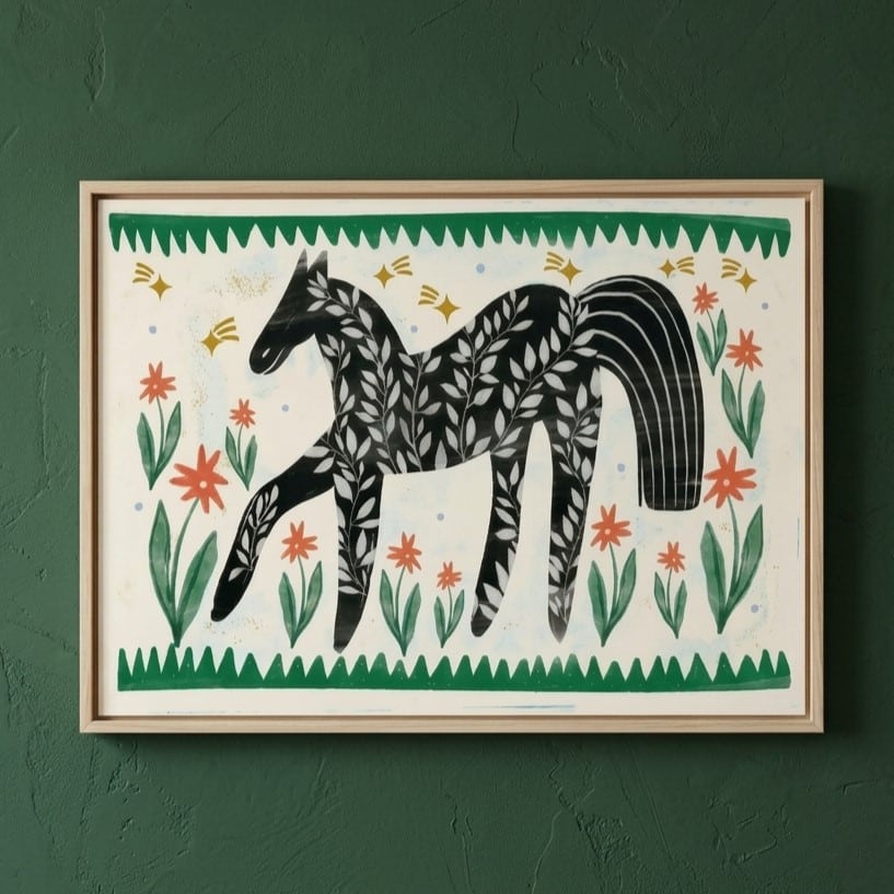 Lámina Caballo folclórico