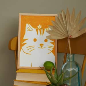 Lámina Happy gatete