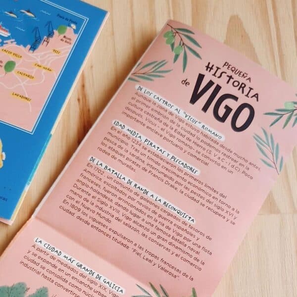 Este mapa ilustrado de Vigo con lugares que visitar, curiosidades y esos rincones que hacen que la ciudad tenga tanto encanto.