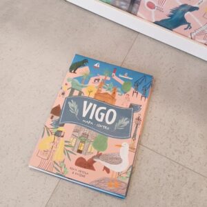 Este mapa ilustrado de Vigo con lugares que visitar, curiosidades y esos rincones que hacen que la ciudad tenga tanto encanto.
