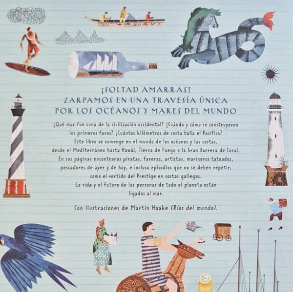 Este libro de gran formato explora las aguas del mundo y sus costas