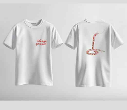 Camiseta “Te lo digo por tu bien” de Sara Valcárcel. Diseño original en algodón 100%, cómoda y con estilo desenfadado para looks con personalidad.