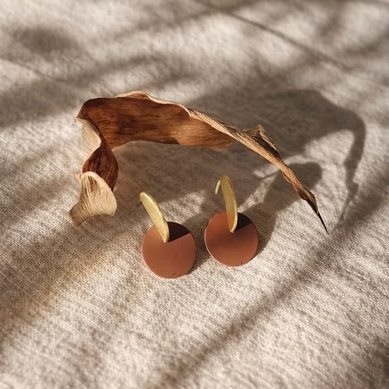 Pendientes JUNE Brown